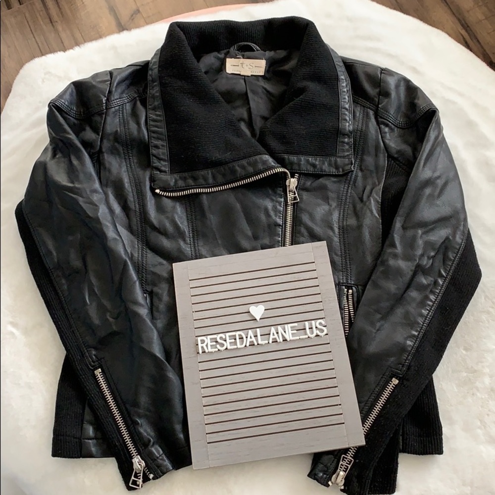 Thread & Supply Faux Leather Jacket